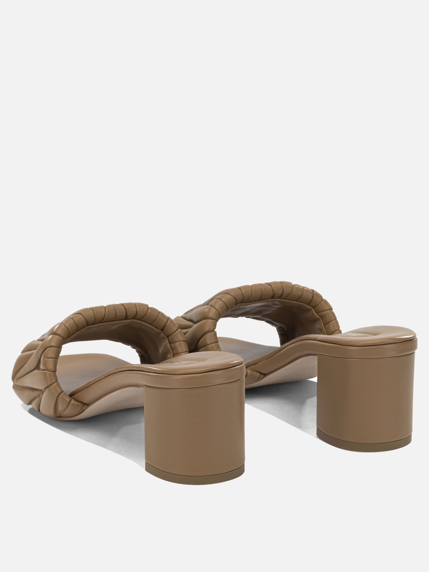Heeled sandals 100% lamb leather  Brown - Miu Miu Women | PDP | VIETTI Online Store | Zoom-Modal_4
