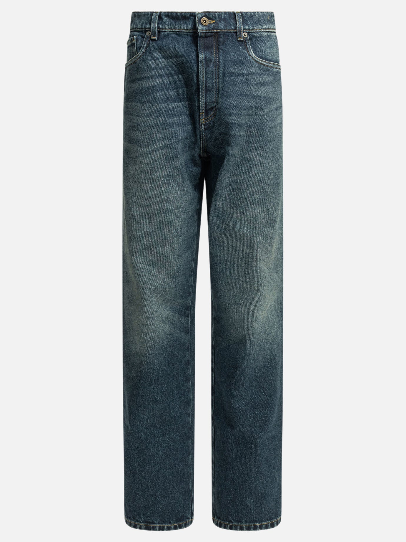 Straight-leg jeans Logo  Blue - Miu Miu Women | PDP | VIETTI Online Store | thumbnail