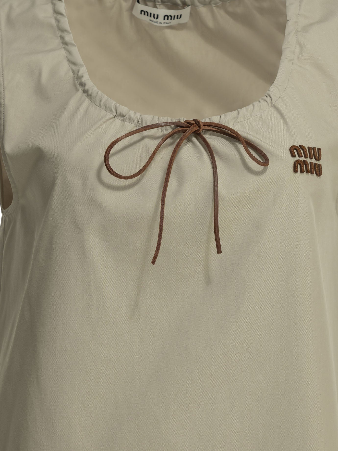 Abiti corti Logo  Beige - Miu Miu Donna | PDP | VIETTI Online Store | Zoom-Modal_3
