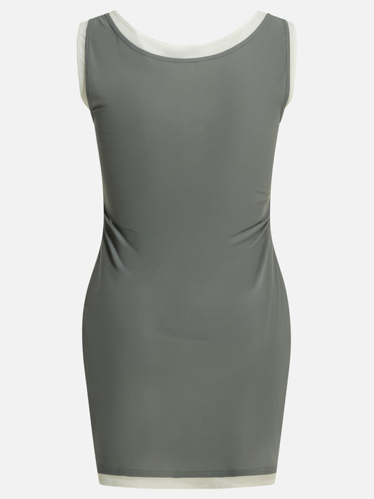 Mini dresses Logo  Grey - Miu Miu Women | VIETTI Online Store | 2
