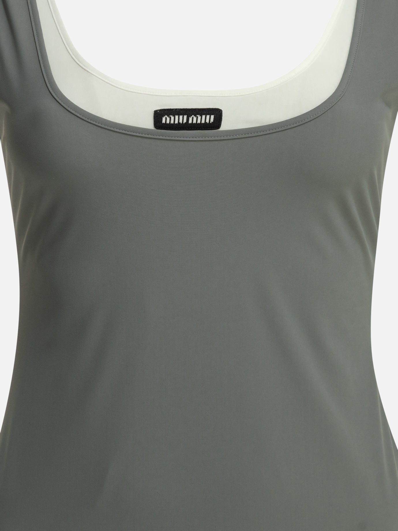 Abiti corti Logo  Grigio - Miu Miu Donna | PDP | VIETTI Online Store | thumbnail_3