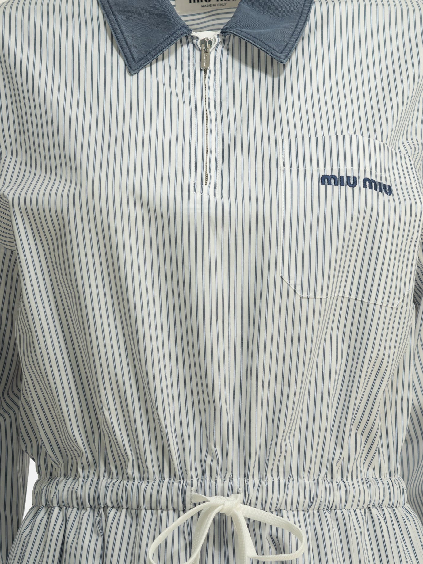 Mini dresses Logo  Blue - Miu Miu Women | PDP | VIETTI Online Store | Zoom-Modal_3
