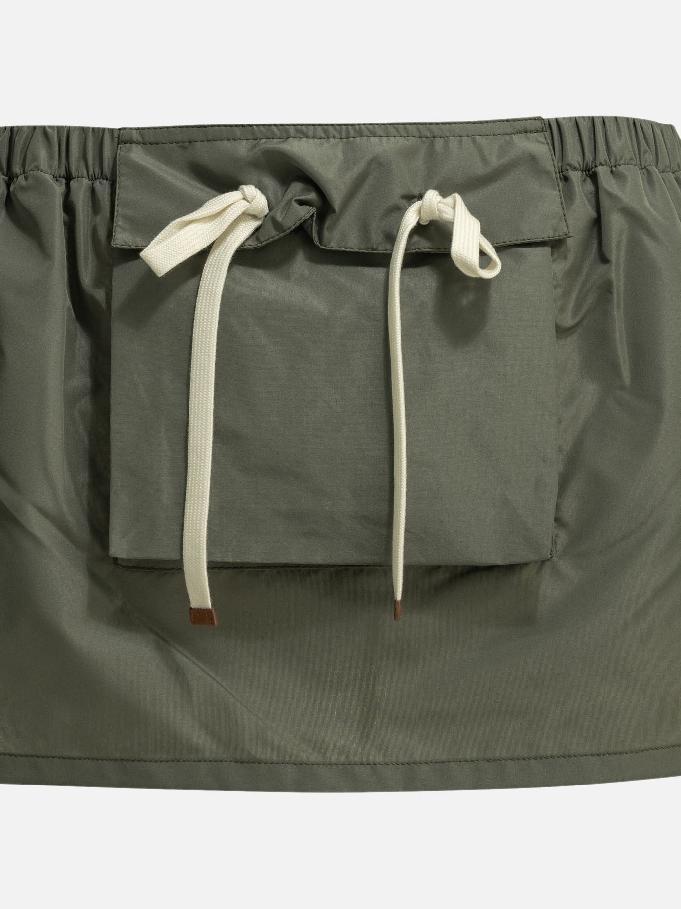 Miniskirts Logo  Green - Miu Miu Women | PDP | VIETTI Online Store | thumbnail_3