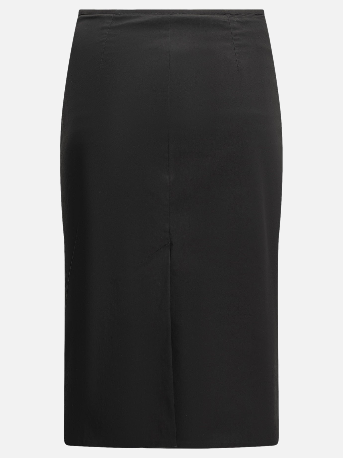 Midi skirts Logo  Black - Miu Miu Women | PDP | VIETTI Online Store | Zoom-Modal_2
