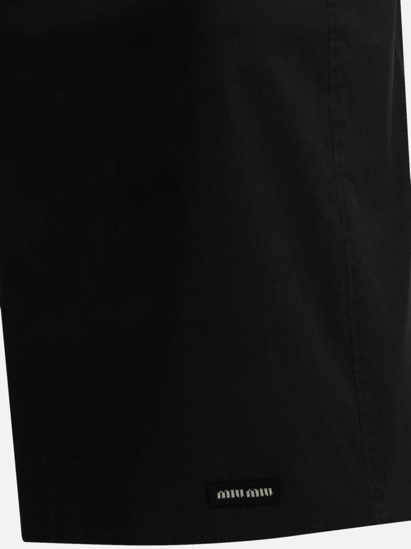Midi skirts Logo  Black - Miu Miu Women | PDP | VIETTI Online Store | Zoom-Modal_4
