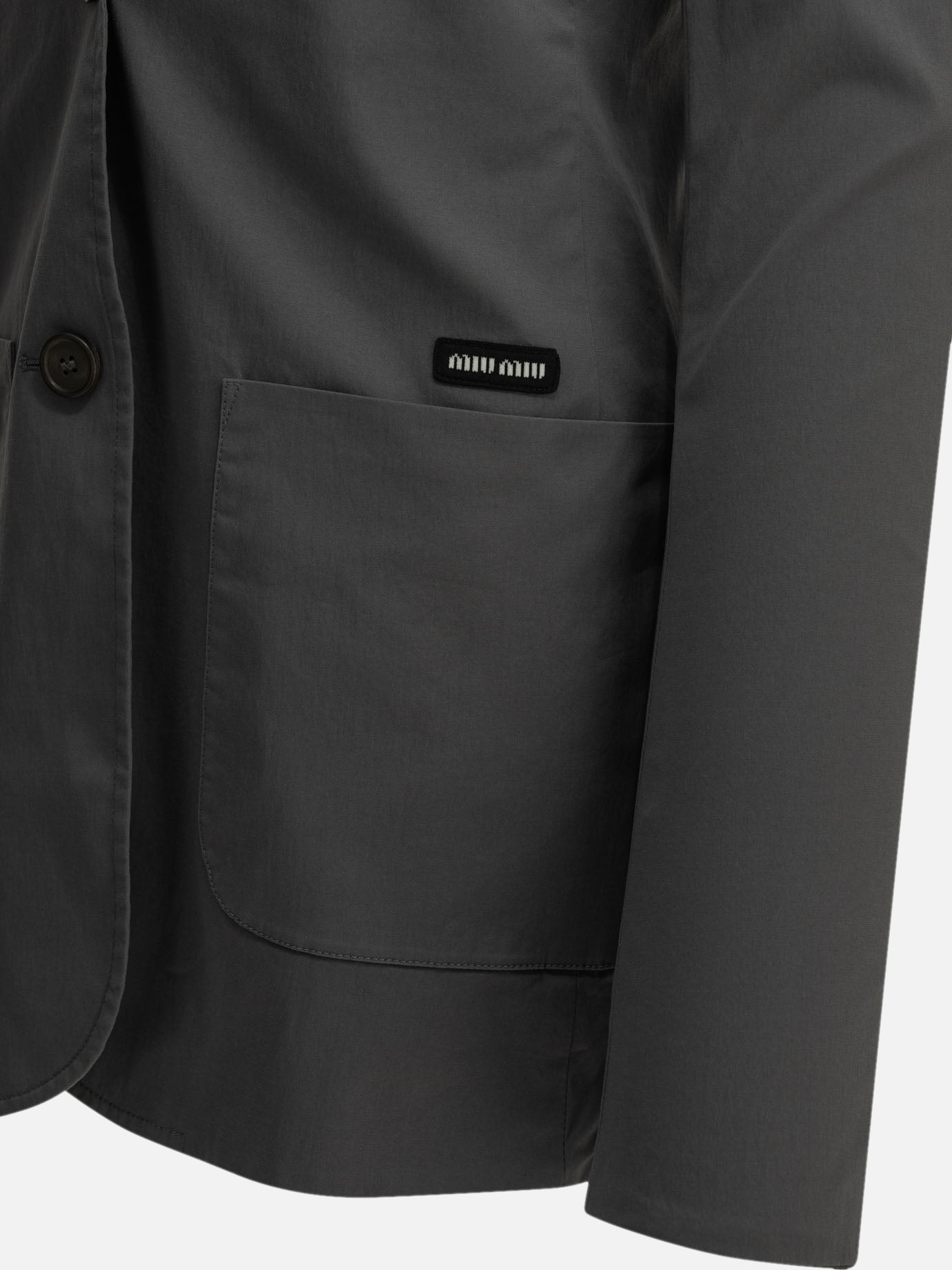 Blazers Logo  Grey - Miu Miu Women | PDP | VIETTI Online Store | thumbnail_4