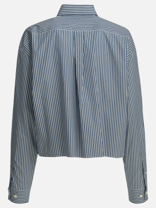 Casual shirts Logo  Blue - Miu Miu Women | PLP | VIETTI Online Store | 2
