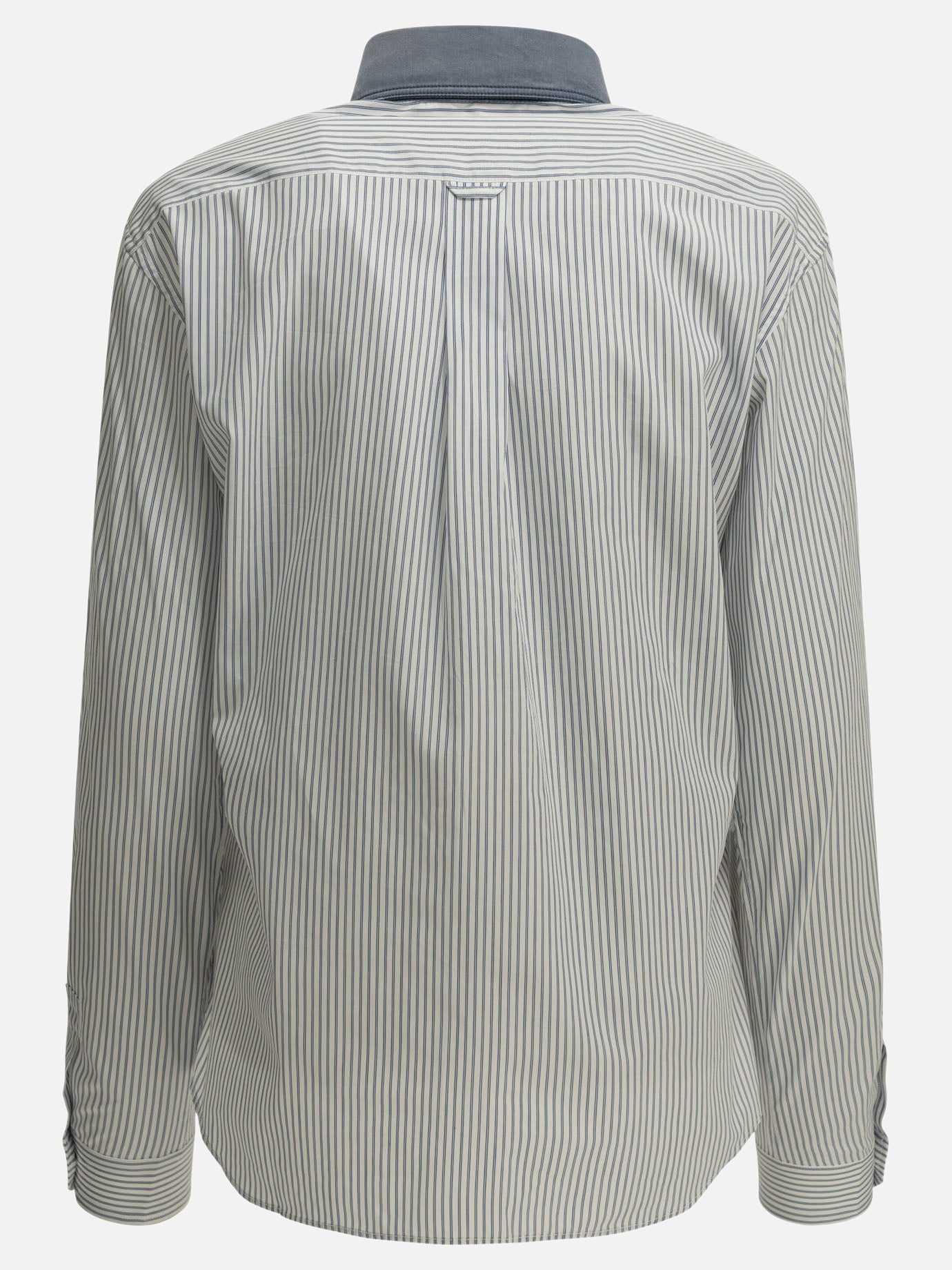 Casual shirts Logo  Blue - Miu Miu Women | PDP | VIETTI Online Store | Zoom-Modal_2
