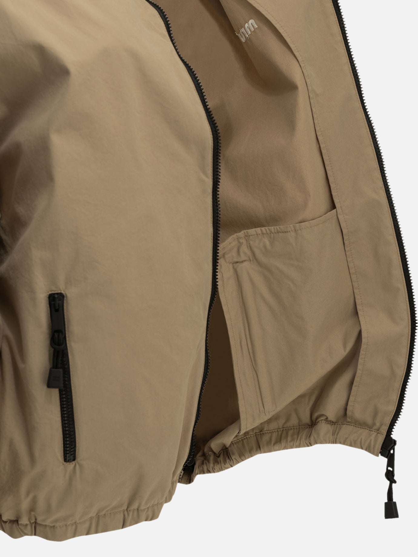 Quilted & Utility Jackets Logo  Beige - Miu Miu Women | PDP | VIETTI Online Store | Zoom-Modal_4
