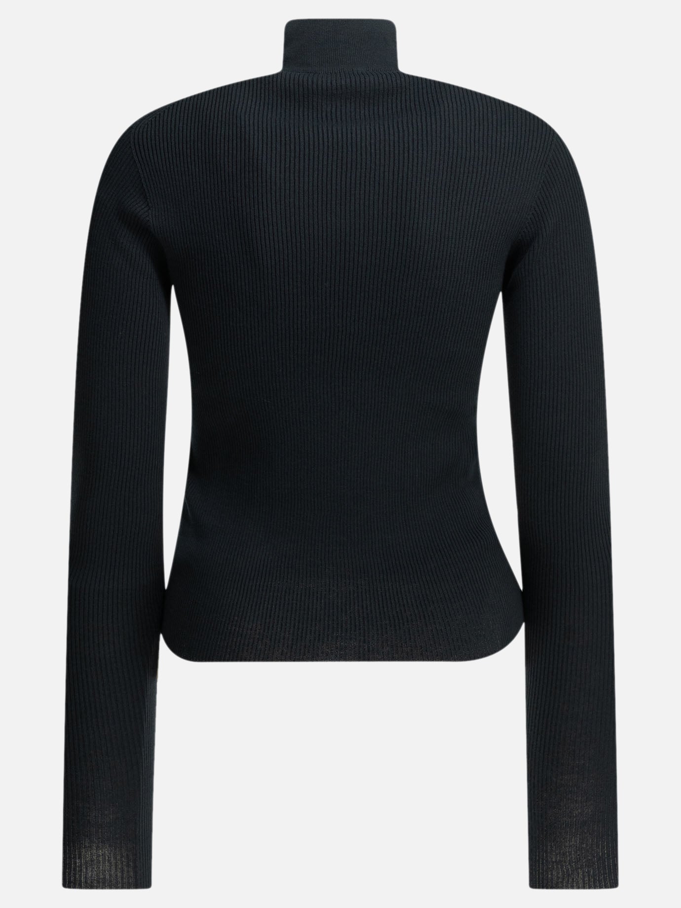Maglioni con zip Logo  Blu - Miu Miu Donna | PDP | VIETTI Online Store | thumbnail_2