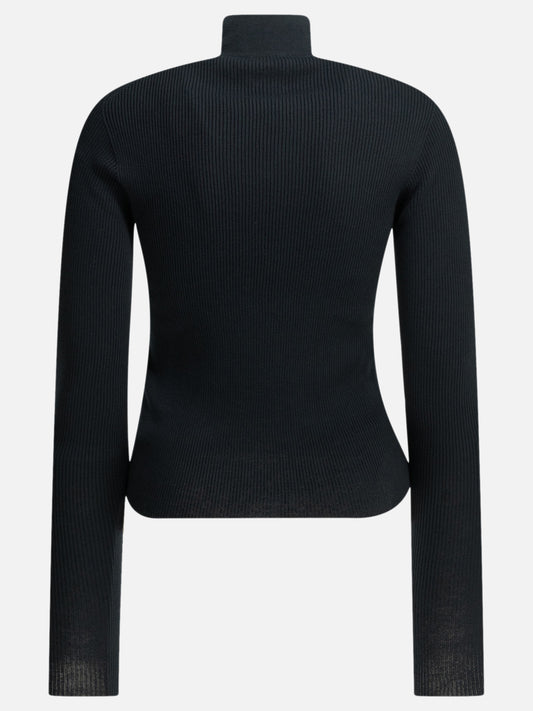 Zipped sweaters Logo  Blue - Miu Miu Women | PLP | VIETTI Online Store | 2
