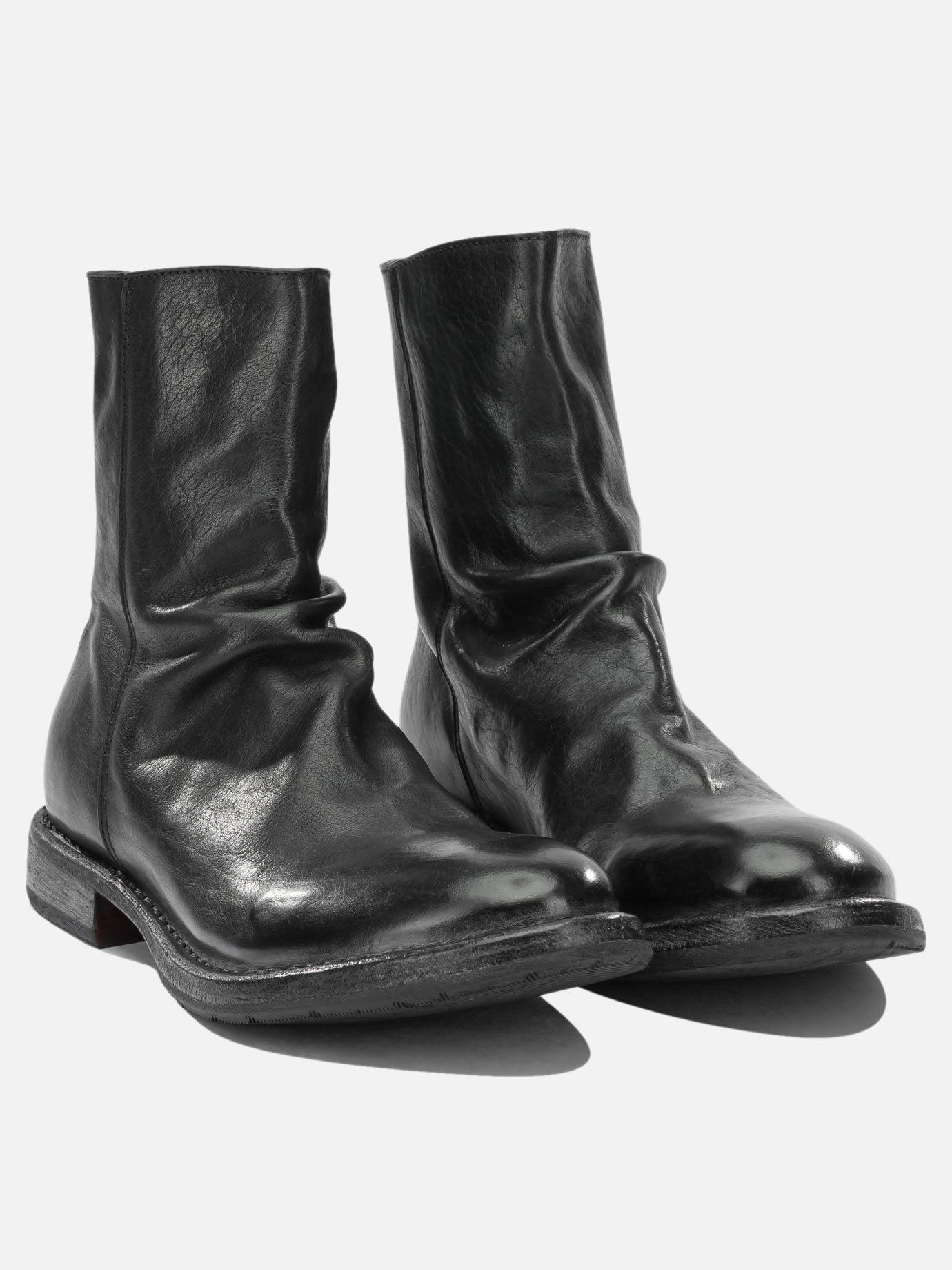 Zipped boots 100 % calf leather - 70% calf leather 30% rubber  Black - Moma Men | PDP | VIETTI Online Store | thumbnail_2