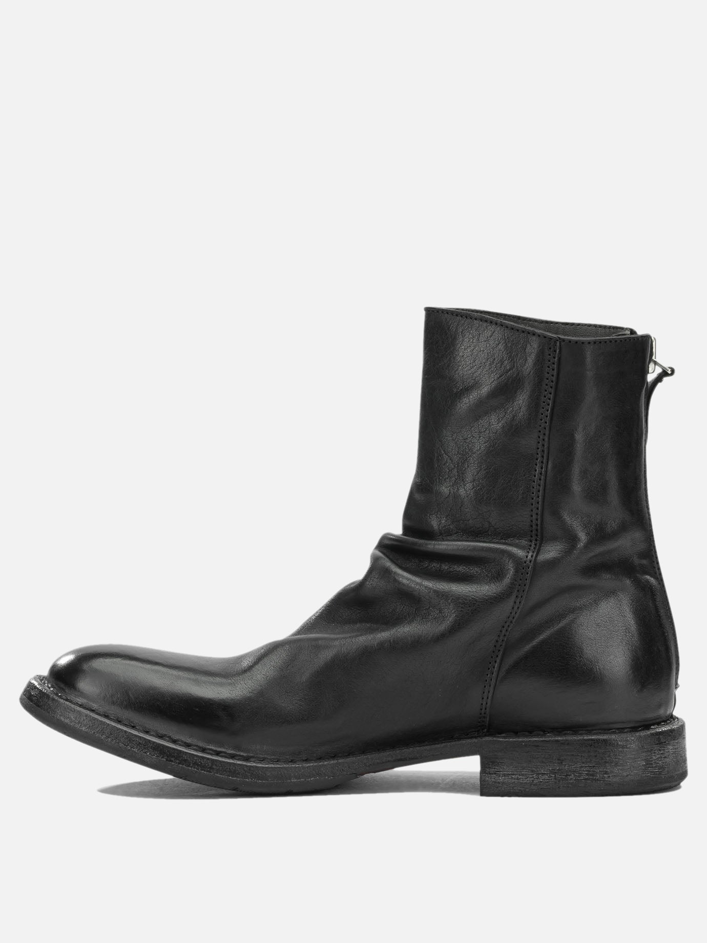 Zipped boots 100 % calf leather - 70% calf leather 30% rubber  Black - Moma Men | PDP | VIETTI Online Store | Zoom-Modal_3
