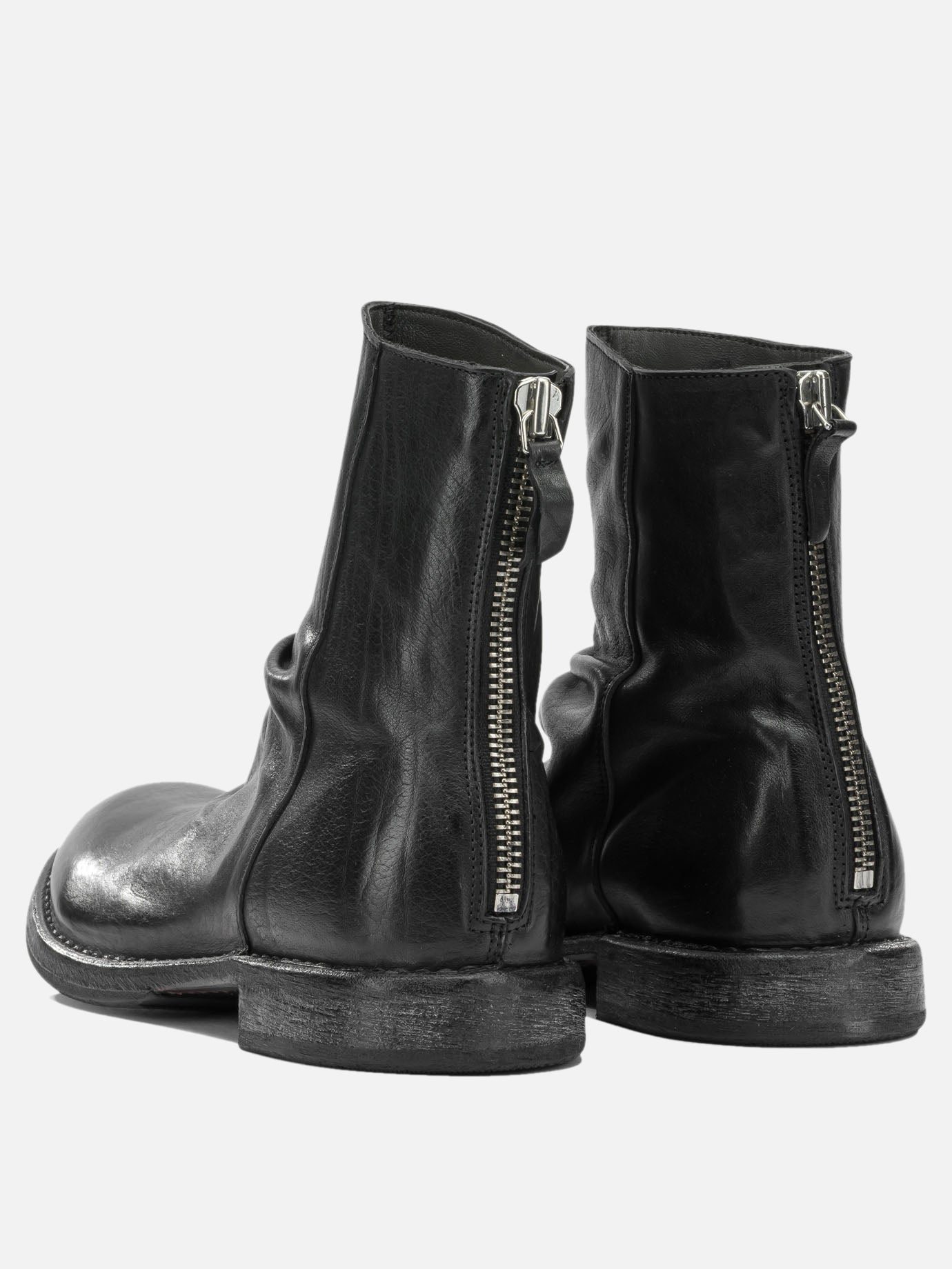 Zipped boots 100 % calf leather - 70% calf leather 30% rubber  Black - Moma Men | PDP | VIETTI Online Store | thumbnail_4