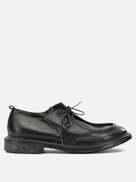 Laced loafers 100 % calf leather - 100% rubber  Black - Moma Men | PDP | VIETTI Online Store 
