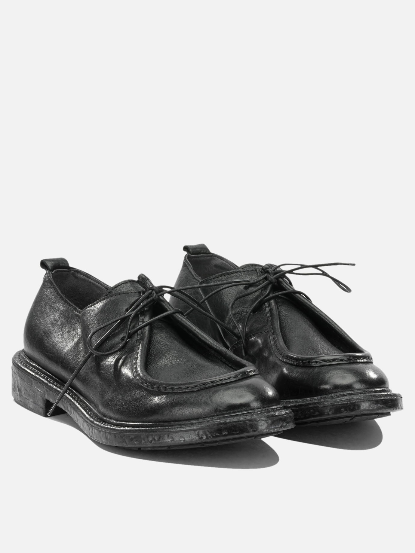 Laced loafers 100 % calf leather - 100% rubber  Black - Moma Men | PDP | VIETTI Online Store | Zoom-Modal_2
