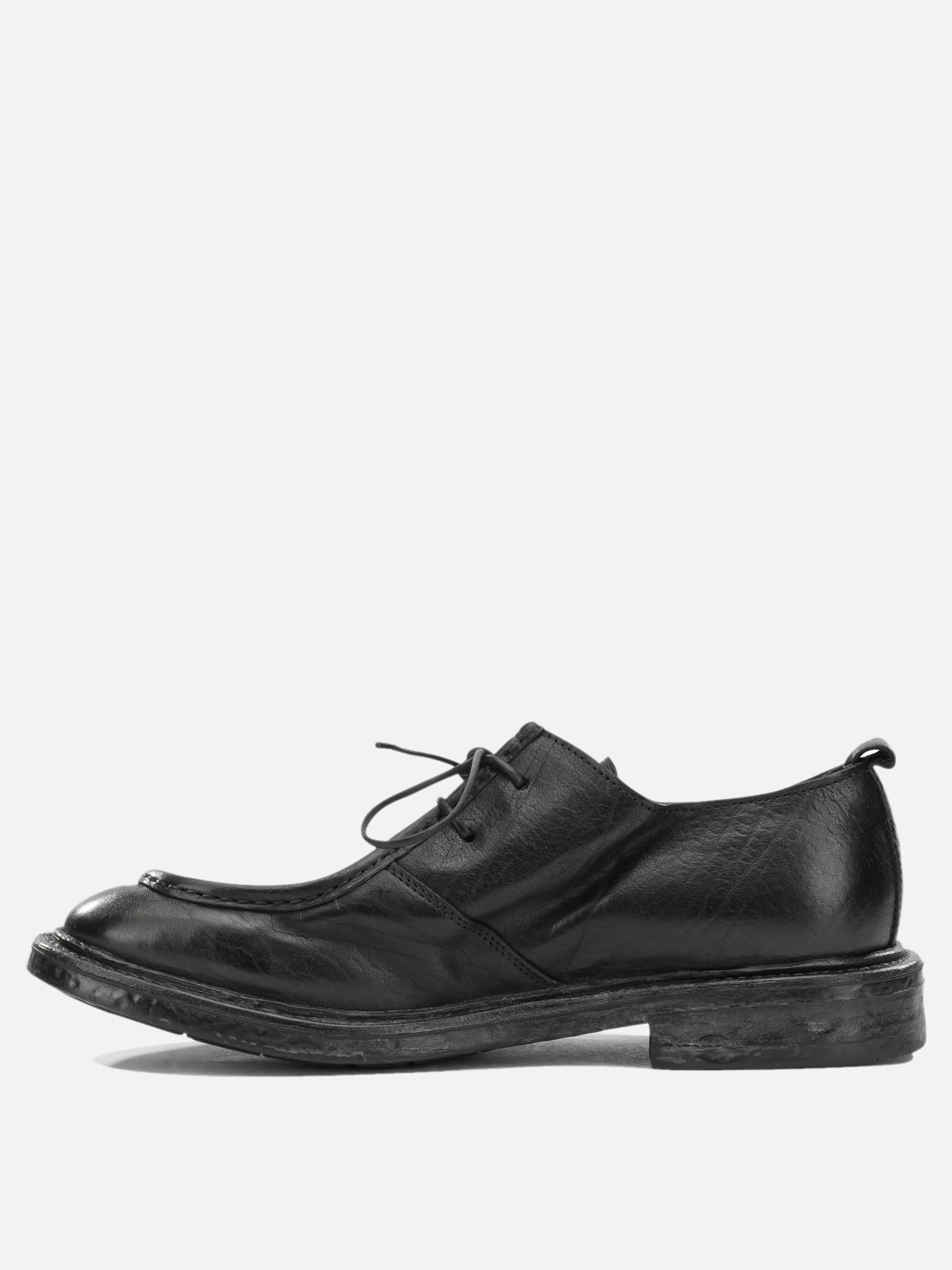 Laced loafers 100 % calf leather - 100% rubber  Black - Moma Men | PDP | VIETTI Online Store | Zoom-Modal_3
