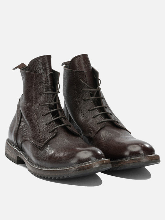 Lace-up boots 100 % calf leather - 70% calf leather 30% rubber  Brown - Moma Men | PDP | VIETTI Online Store | 2
