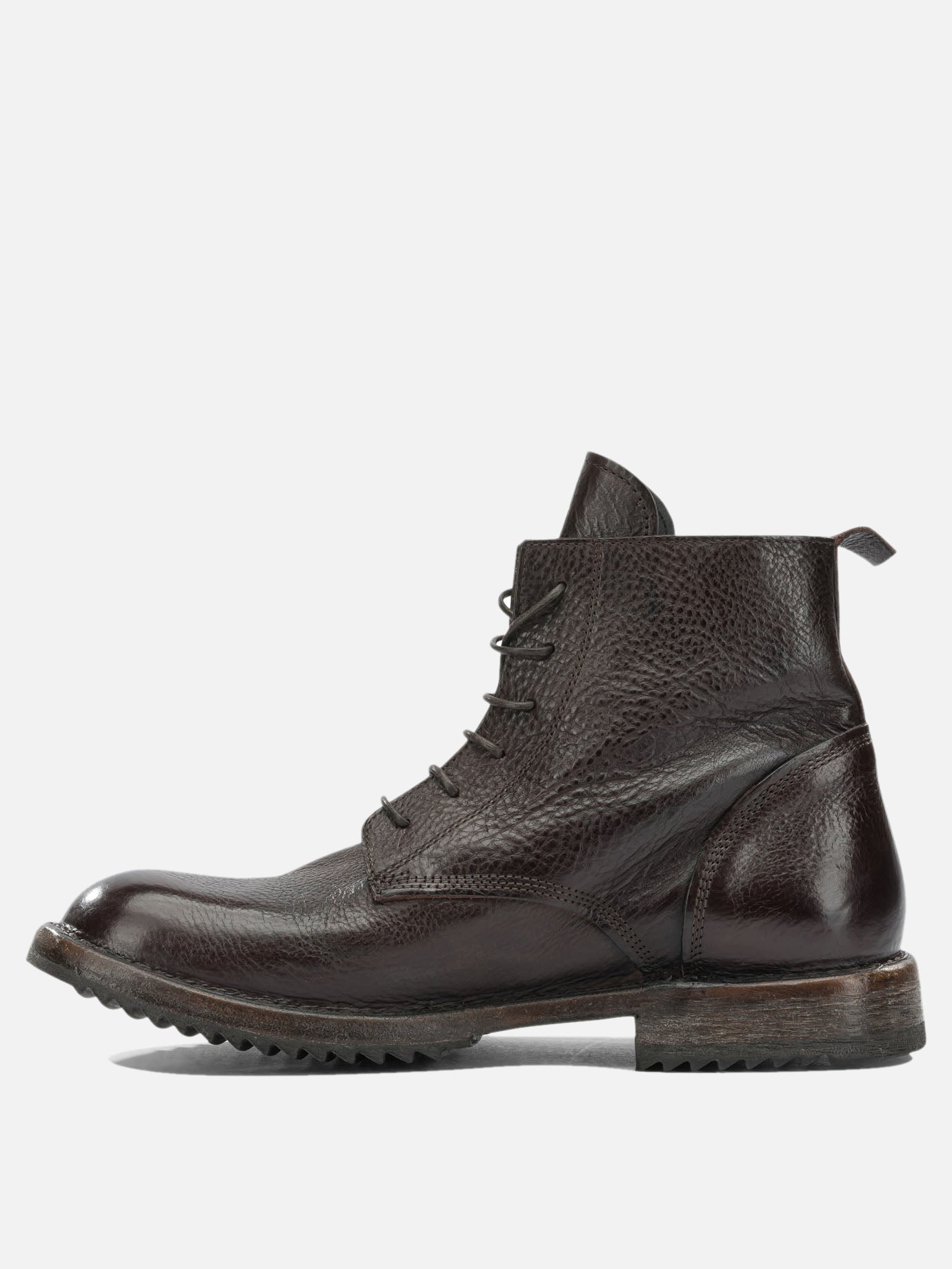 Lace-up boots 100 % calf leather - 70% calf leather 30% rubber  Brown - Moma Men | PDP | VIETTI Online Store | thumbnail_3
