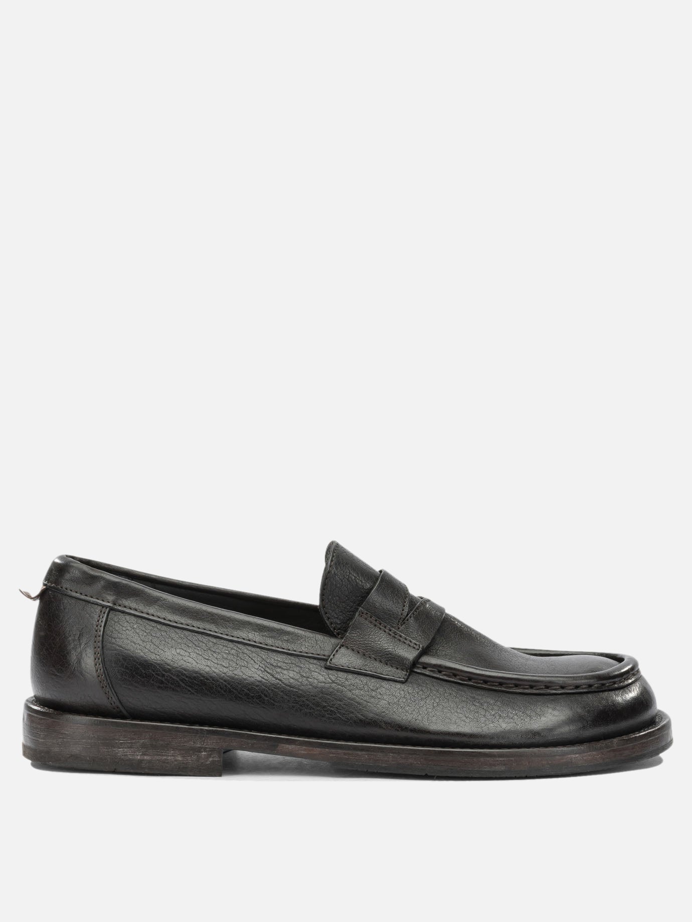 Loafers 100 % calf leather - 70% calf leather 30% rubber  Brown - Moma Men | PDP | VIETTI Online Store | Zoom-Modal

