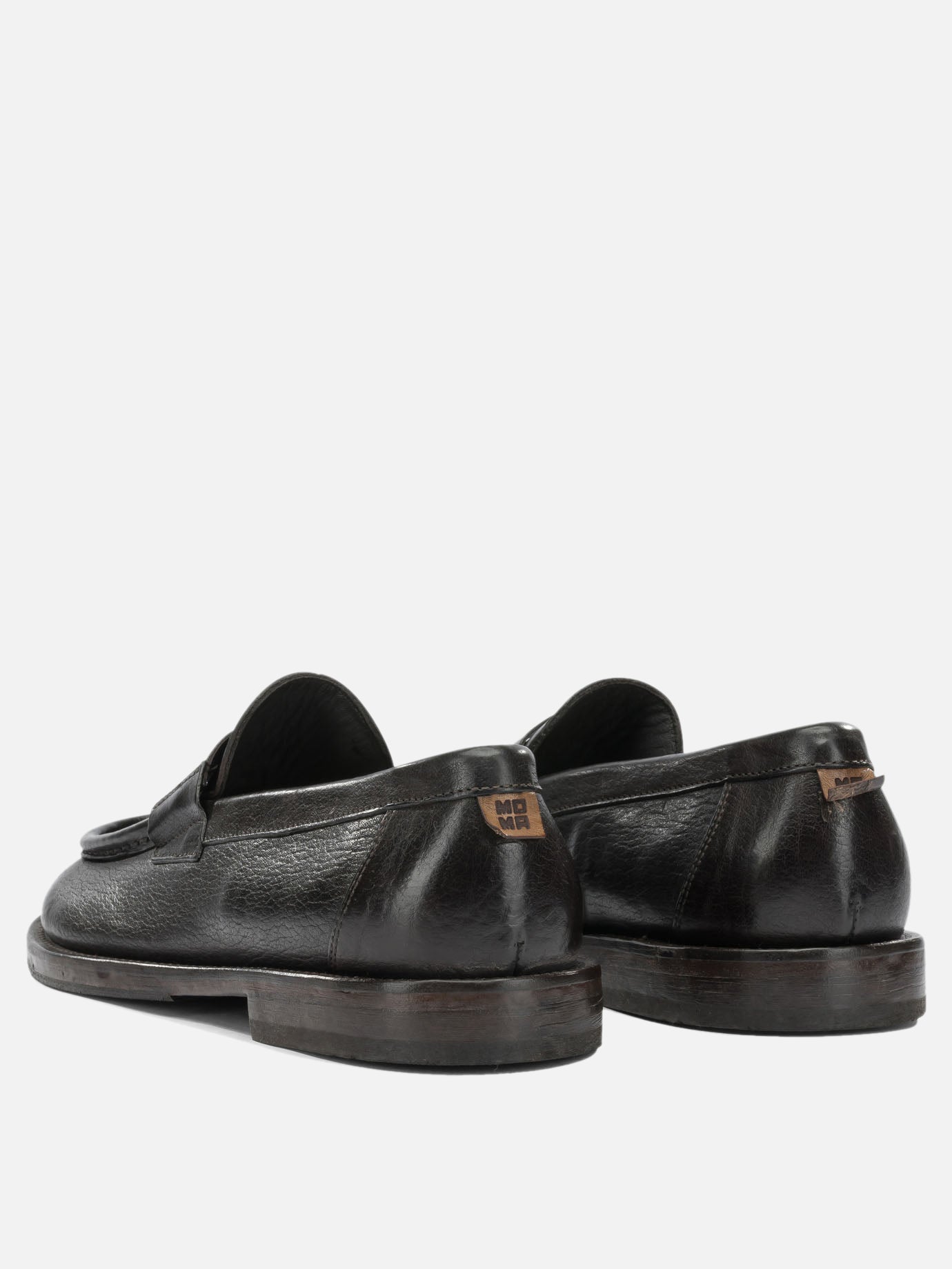 Loafers 100 % calf leather - 70% calf leather 30% rubber  Brown - Moma Men | PDP | VIETTI Online Store | Zoom-Modal_4
