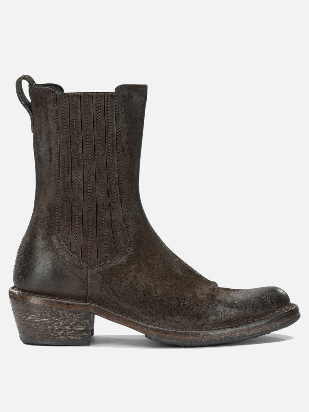 Moma "Dallas 50mm" cowboy boots Brown