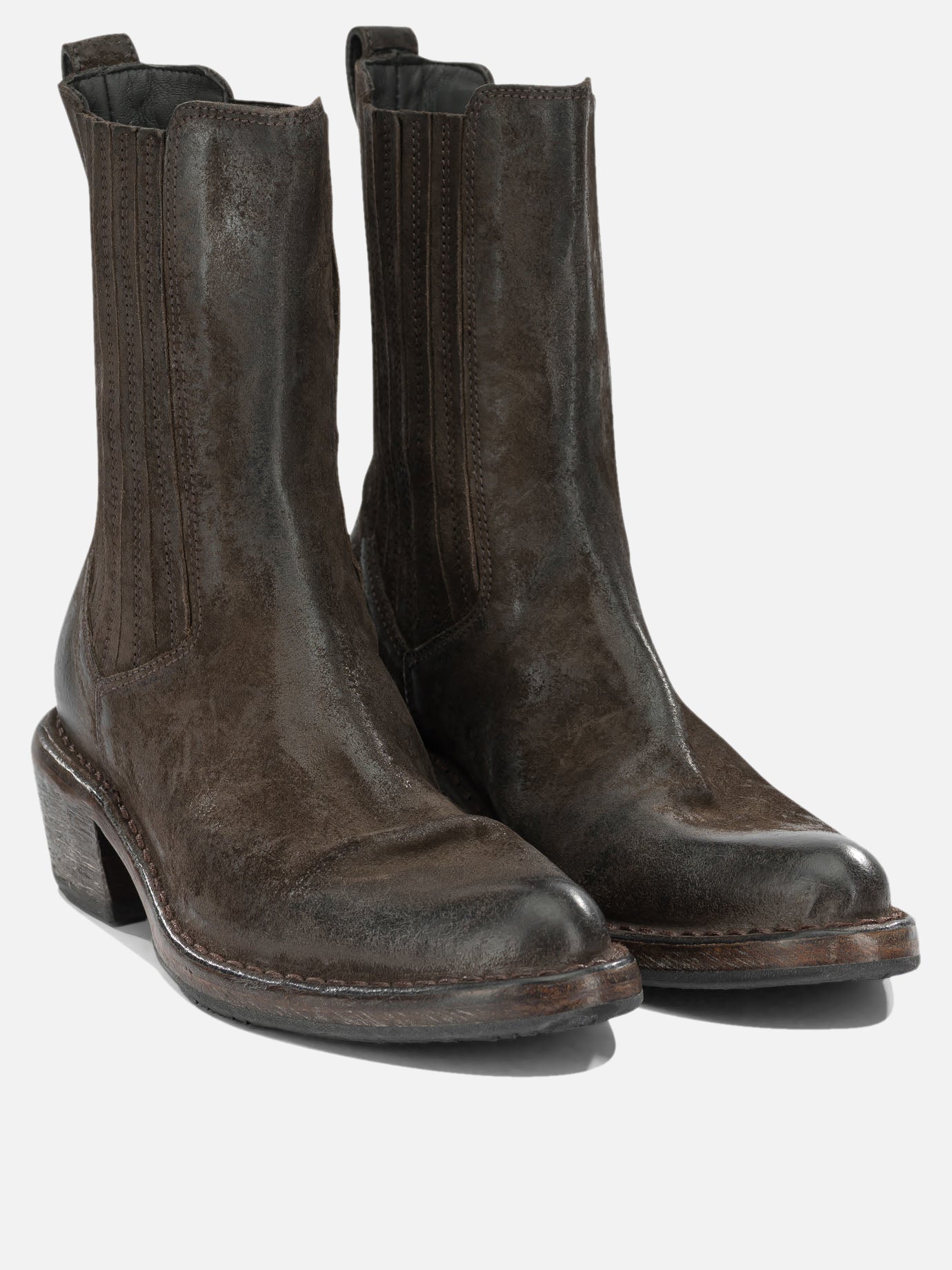 Cowboy 100% leather - 80% rubber 20% leather  Brown - Moma Women | PDP | VIETTI Online Store | thumbnail_2