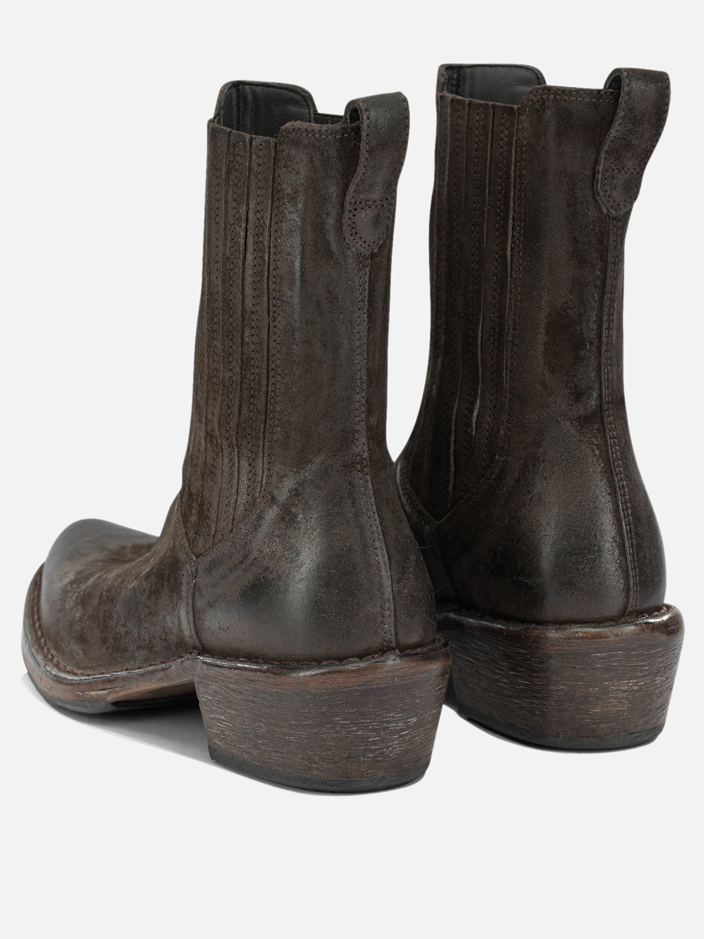 Cowboy 100% leather - 80% rubber 20% leather  Brown - Moma Women | PDP | VIETTI Online Store | Zoom-Modal_4
