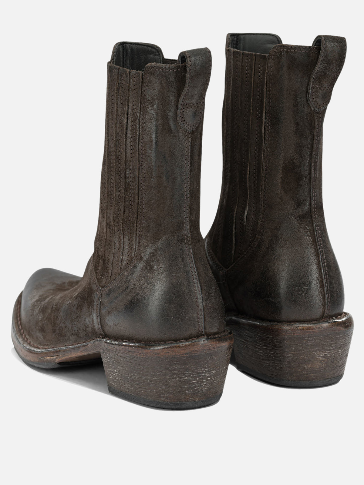 Moma "Dallas 50mm" cowboy boots Brown