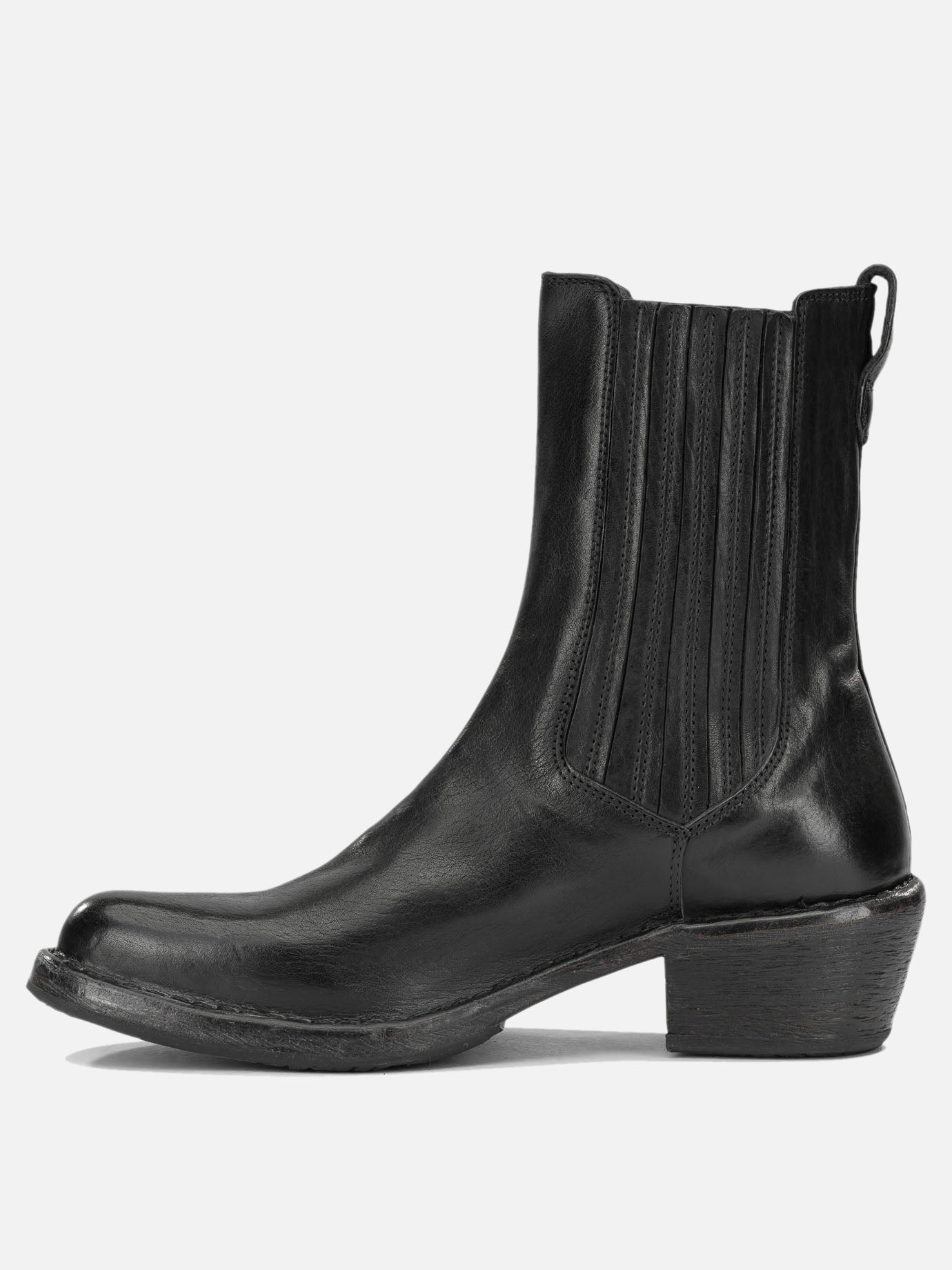Cowboy 100% leather - 80% rubber 20% leather  Black - Moma Women | PDP | VIETTI Online Store | thumbnail_3