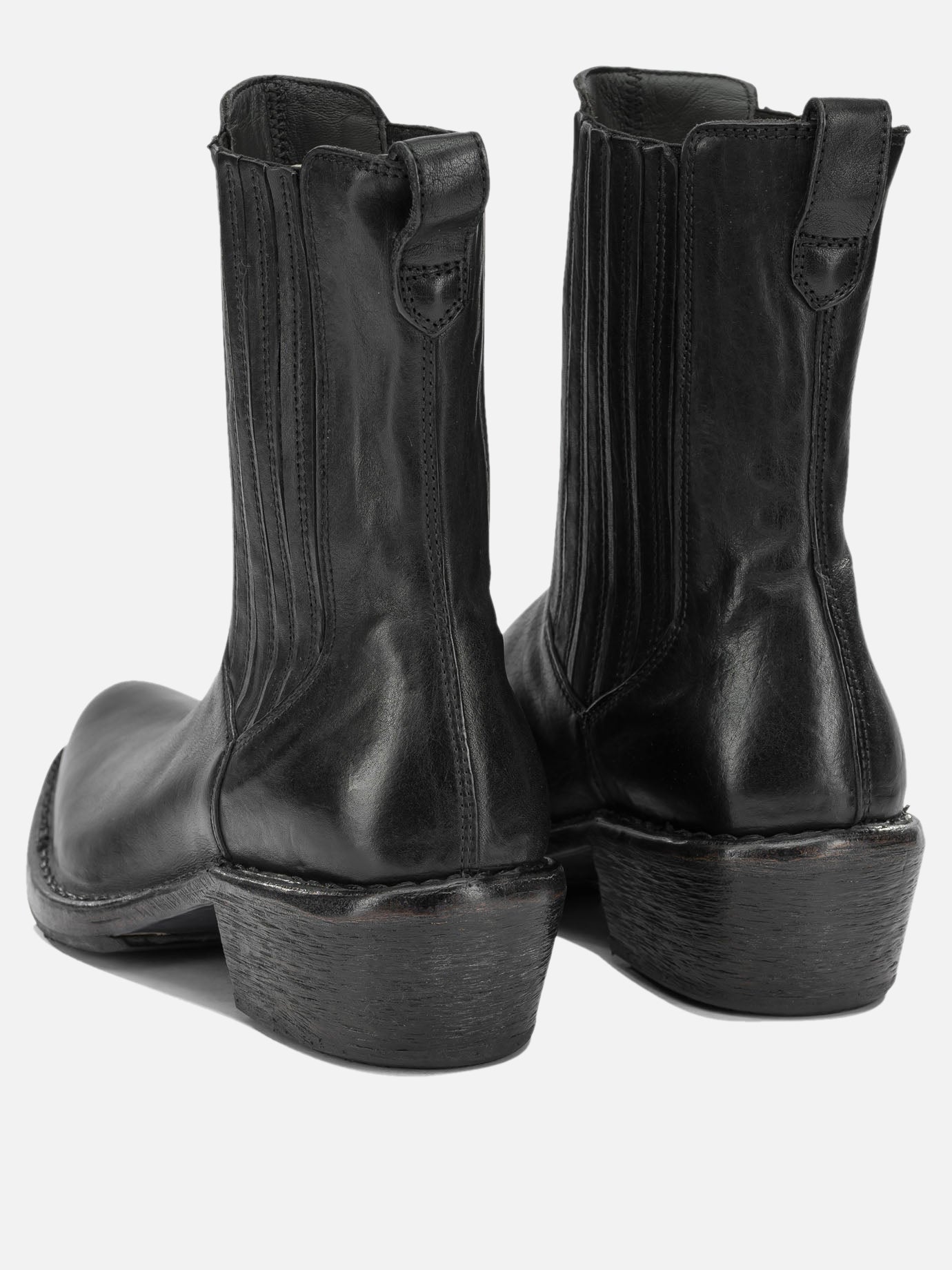 Cowboy 100% leather - 80% rubber 20% leather  Black - Moma Women | PDP | VIETTI Online Store | thumbnail_4