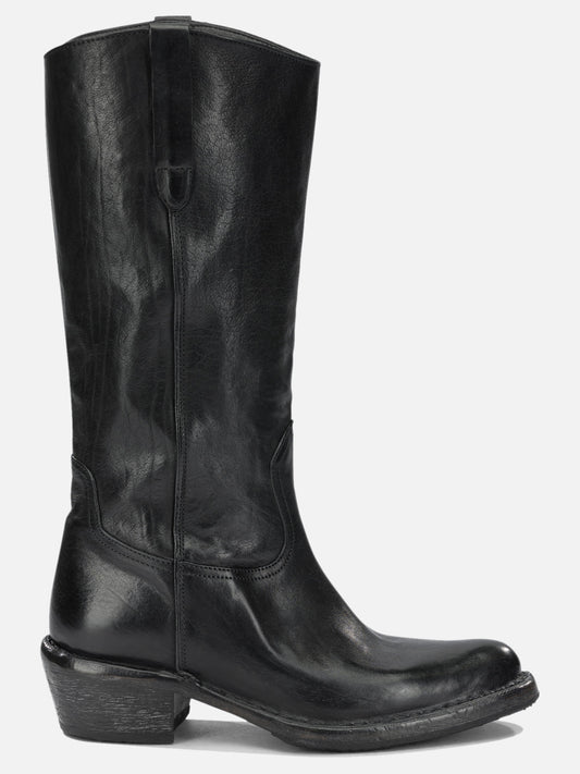 Cowboy 100% leather - 80% rubber 20% leather  Black - Moma Women | PLP | VIETTI Online Store 

