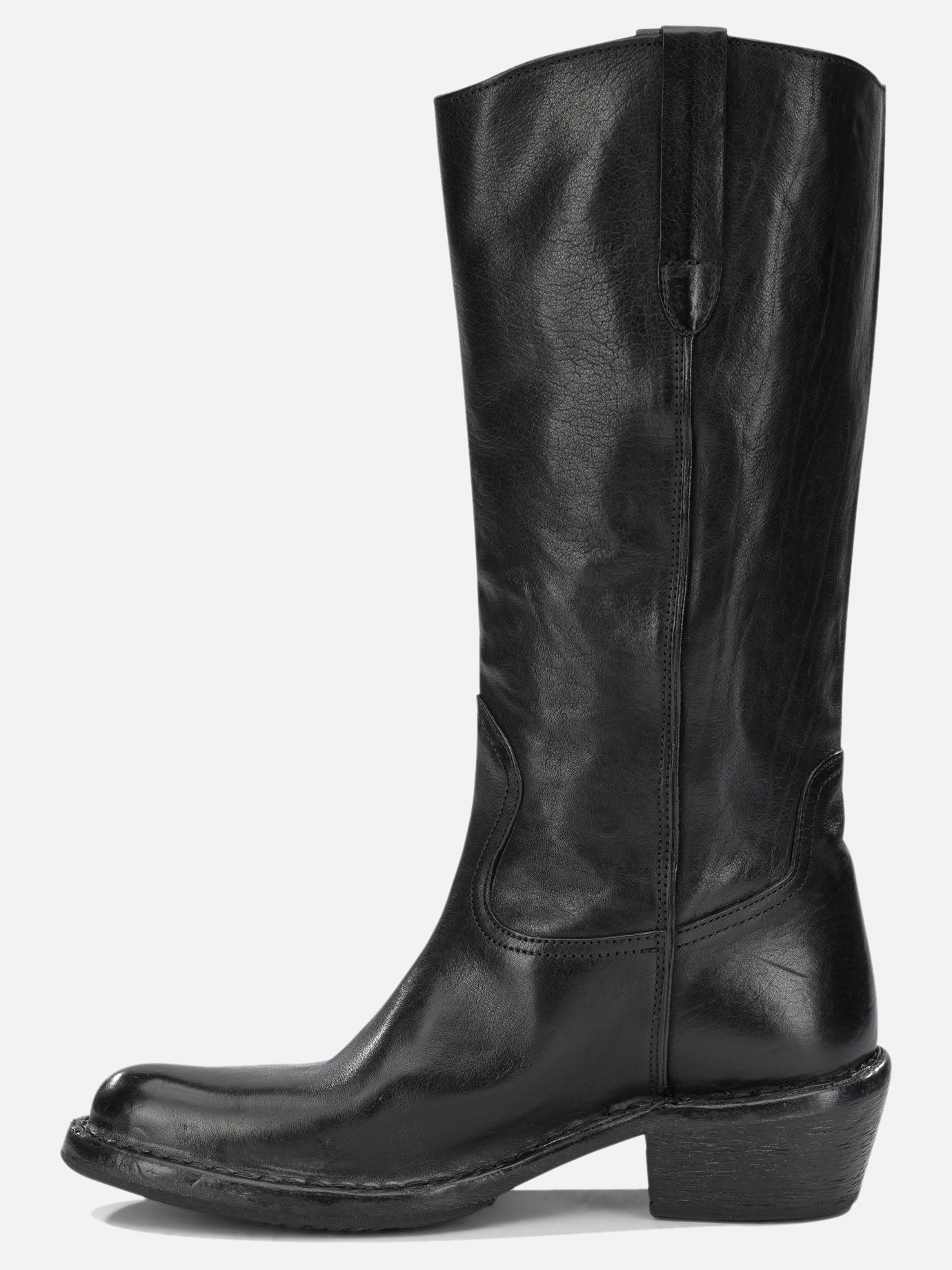 Cowboy 100% leather - 80% rubber 20% leather  Black - Moma Women | PDP | VIETTI Online Store | Zoom-Modal_3
