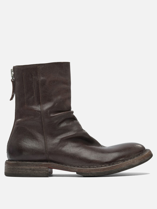 Zipped boots 100% leather - 80% rubber 20% leather  Black - Moma Women | PDP | VIETTI Online Store 

