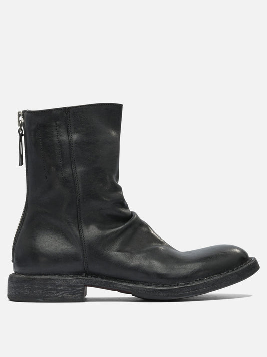Moma "Minsk" zippered ankle boots Black

