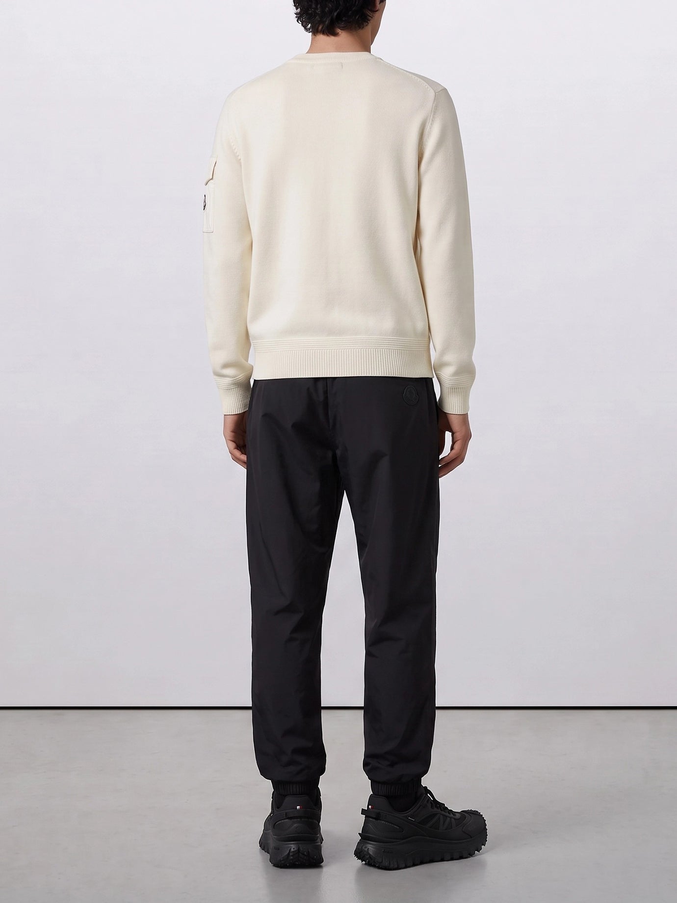 Sport trousers Logo  Black - Moncler Men | PDP | VIETTI Online Store | thumbnail_3