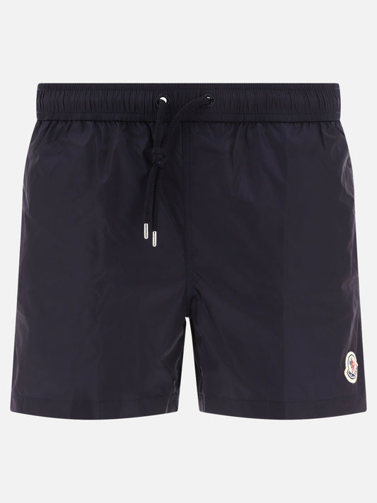 Swim shorts Logo  Black - Moncler Men | PLP | VIETTI Online Store 
