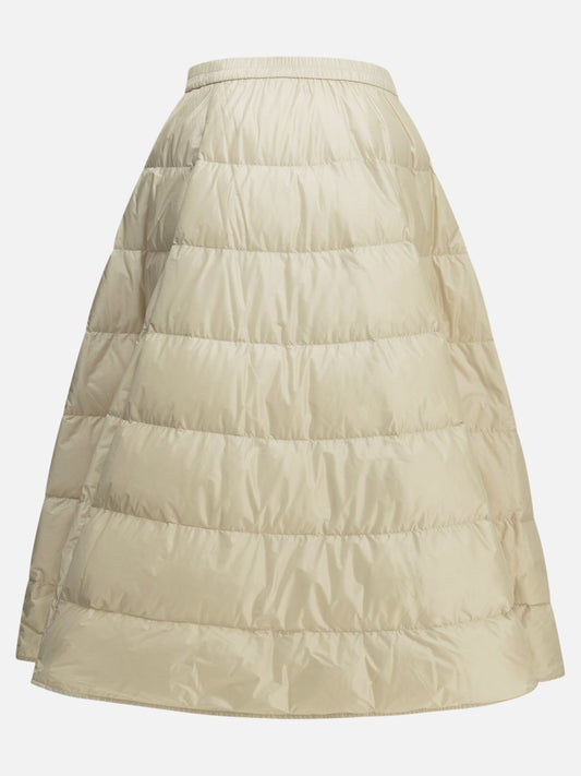 Moncler Padded midi skirt White

