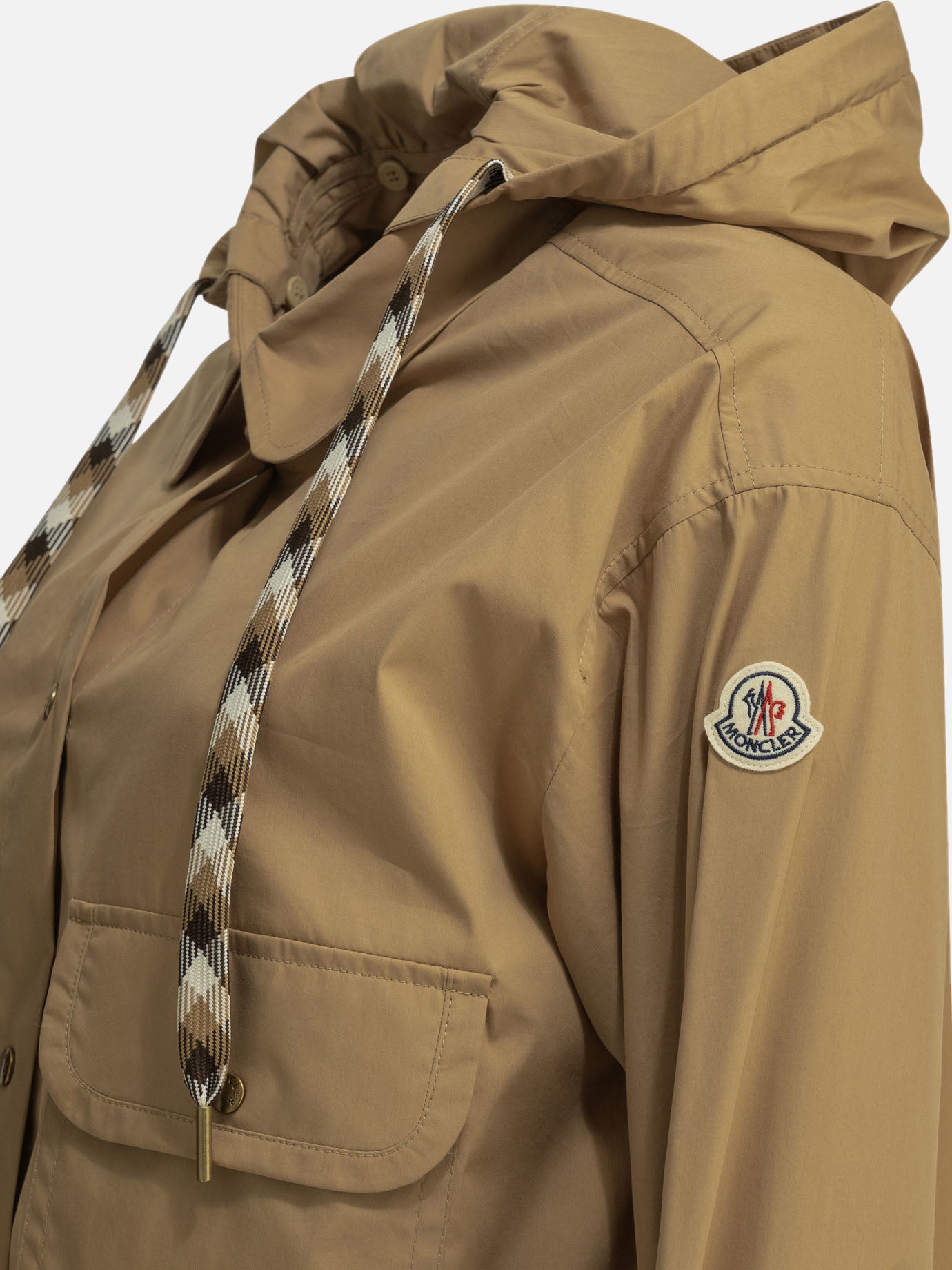 Overshirt jackets Logo  Beige - Moncler Women | PDP | VIETTI Online Store | Zoom-Modal_3
