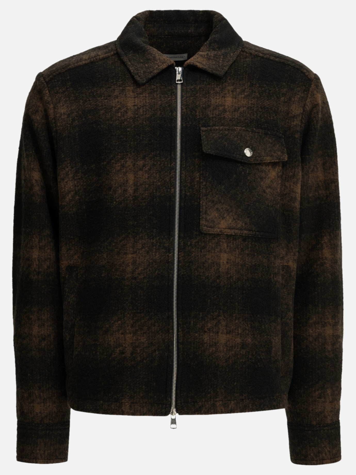 Overshirt jackets Logo  Blue - Moncler Men | PDP | VIETTI Online Store | Zoom-Modal
