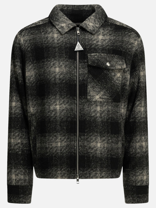 Overshirt jackets Logo  Black - Moncler Men | PLP | VIETTI Online Store 
