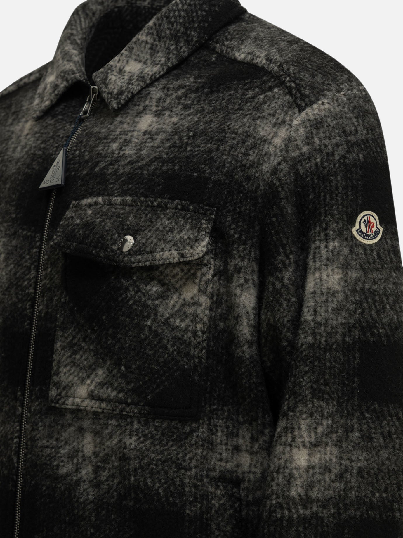 Overshirt jackets Logo  Black - Moncler Men | PDP | VIETTI Online Store | Zoom-Modal_4

