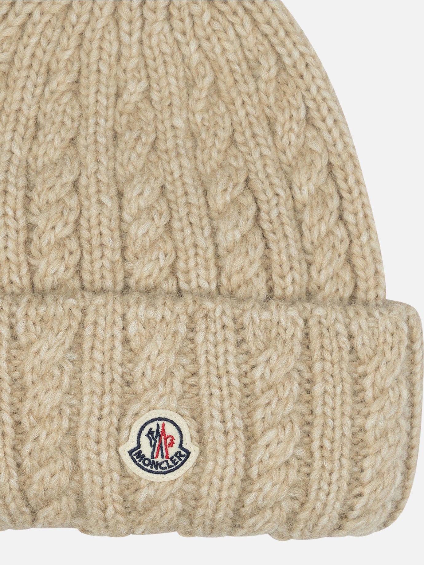 Beanies Logo  Beige - Moncler Women | PDP | VIETTI Online Store | thumbnail_3