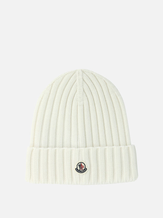 Beanies Logo  White - Moncler Women | PDP | VIETTI Online Store 
