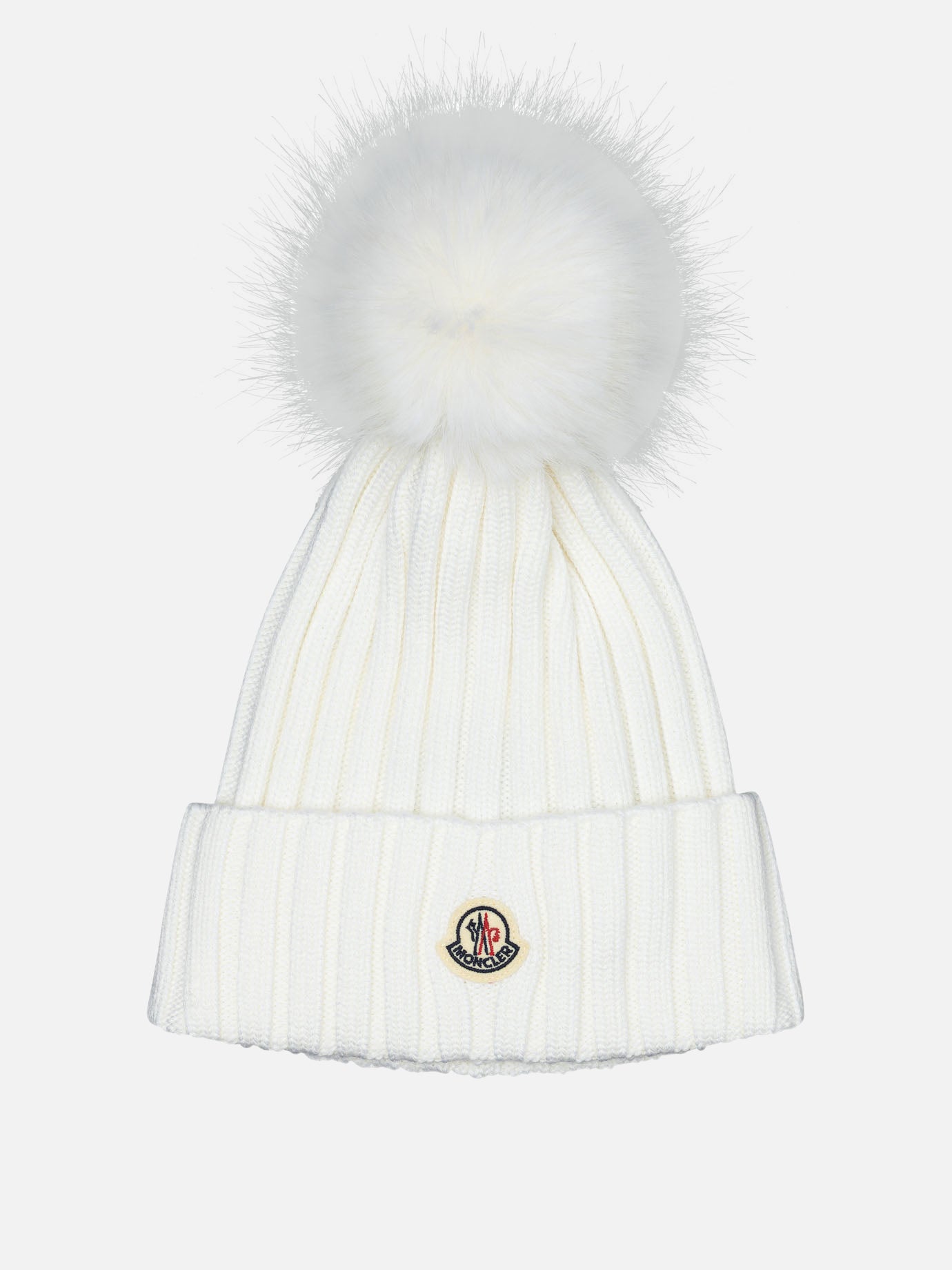 Beanies Logo  White - Moncler Women | PDP | VIETTI Online Store | thumbnail