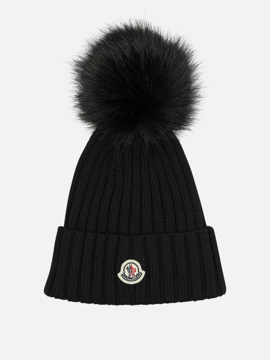 Beanies Logo  Black - Moncler Women | PDP | VIETTI Online Store 
