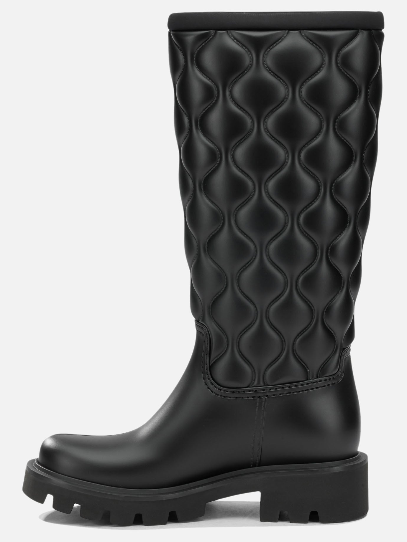 Rain boots 100% polyvinylchloride -100% polyvinylchloride  Black - Moncler Women | PDP | VIETTI Online Store | Zoom-Modal_3

