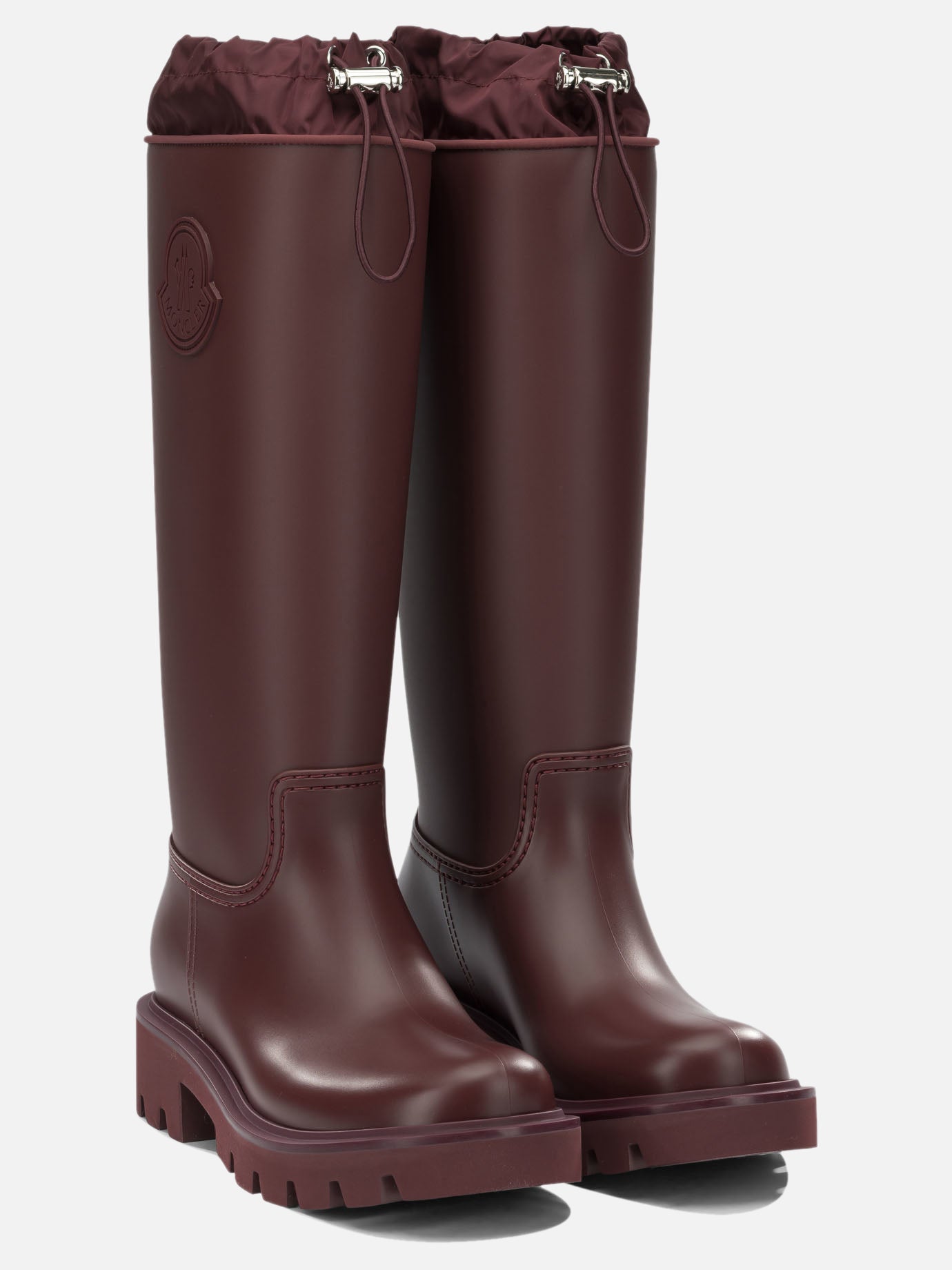 Stivaletti da pioggia 100% polyvinylchloride -100% polyvinylchloride  Bordeaux - Moncler Donna | PDP | VIETTI Online Store | thumbnail_2