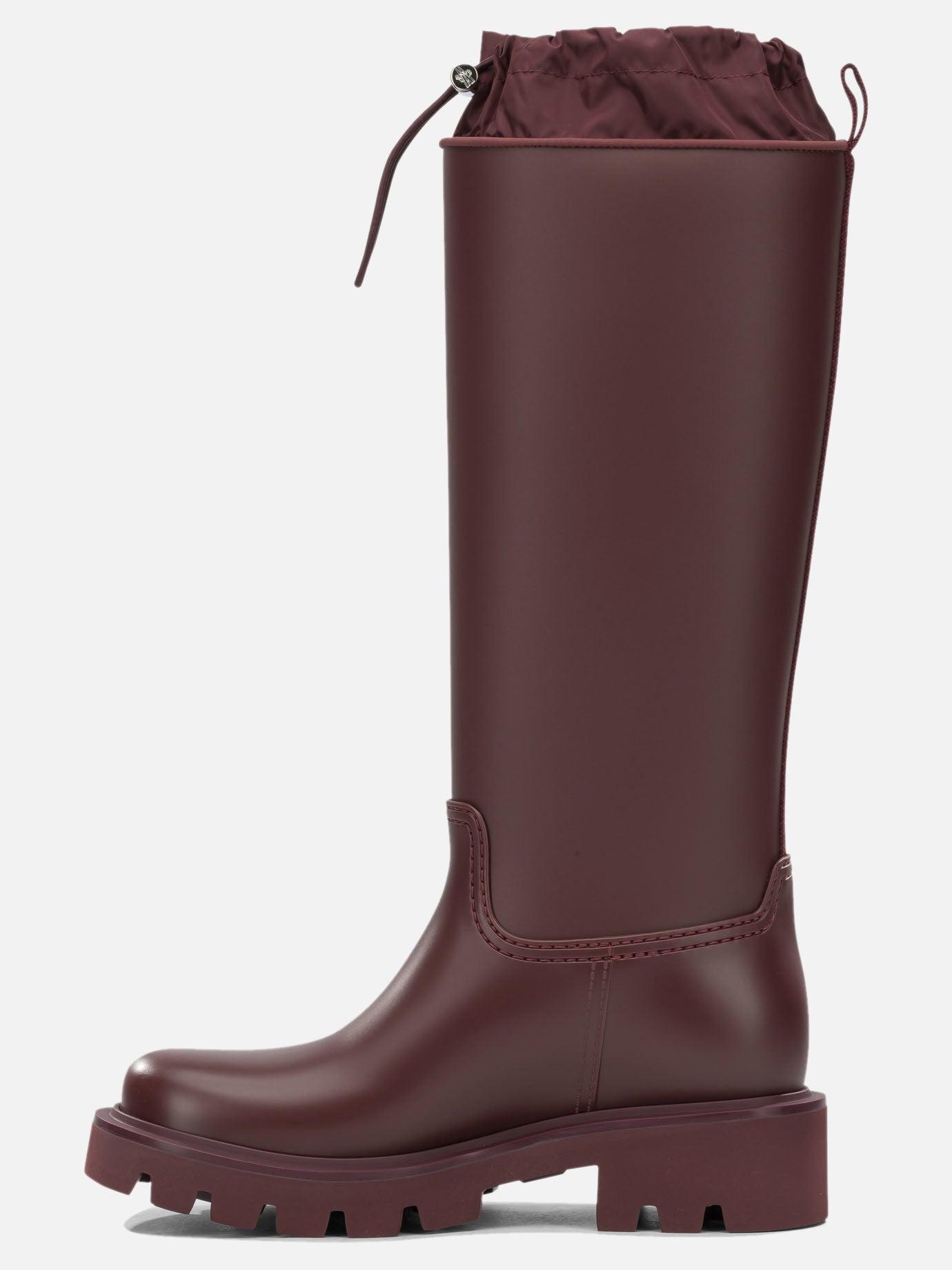 Stivaletti da pioggia 100% polyvinylchloride -100% polyvinylchloride  Bordeaux - Moncler Donna | PDP | VIETTI Online Store | thumbnail_3
