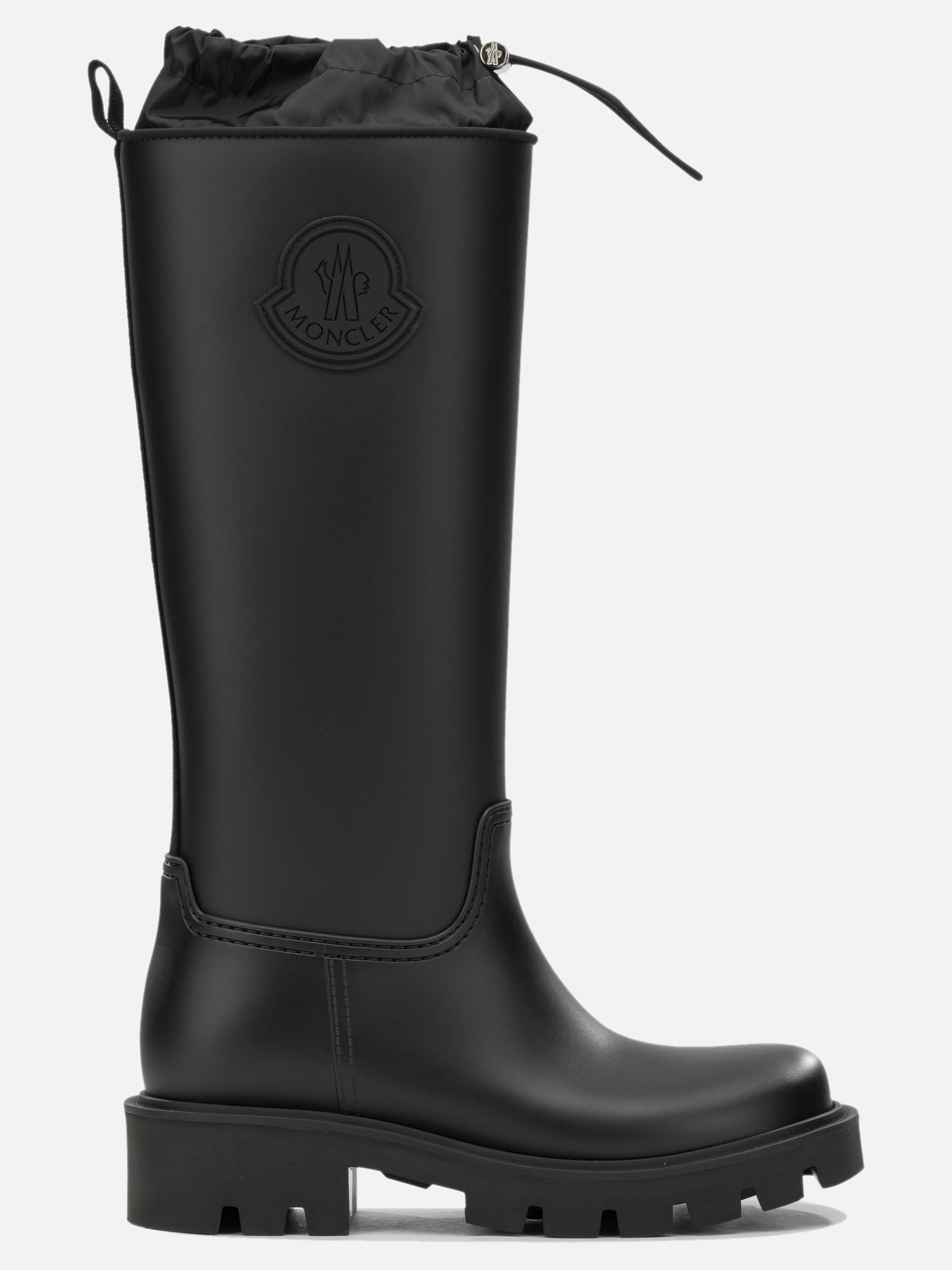 Stivaletti da pioggia 100% polyvinylchloride -100% polyvinylchloride  Nero - Moncler Donna | PDP | VIETTI Online Store | Zoom-Modal
